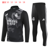 Real Madrid  Kids Black Special Edition 1:1 Quality Training Jersey 24/25