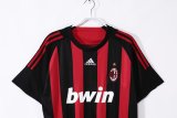 2008/2009  AC Milan Home Fans 1:1 Retro Soccer Jersey