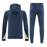 America Hooded Long Sleeved Blue 1:1 Training suit 24/25