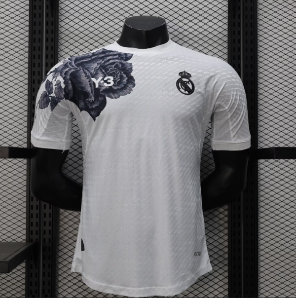 Real Madrid Y-3 White Player Soccer Jersey 23/24