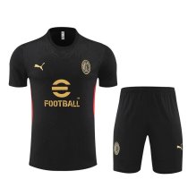 24/25 AC Milan Training Kit Black  1:1 Quality Training Jersey