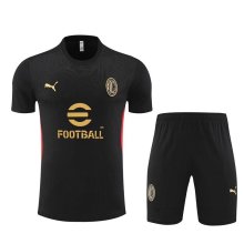 24/25 AC Milan Training Kit Black  1:1 Quality Training Jersey