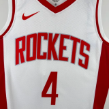 24/25 Rockets GREEN #4 White Hot Pressed    1:1 Quality NBA Jersey