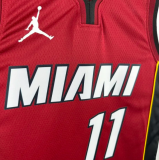 Miami Heat JAQUEZ JR. #11 Red  1:1 Quality NBA Jersey 24/25