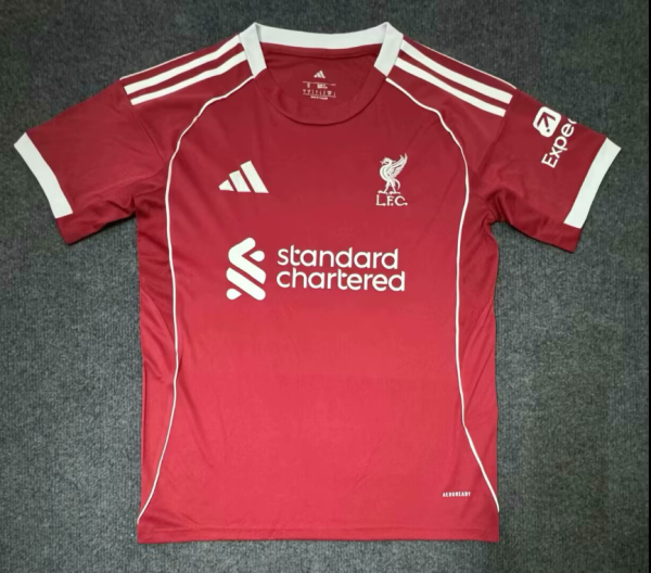 25/26 Liverpoo  Home Red Fans 1:1 Quality Soccer Jersey