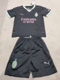 AC Milan Third Kids 1:1 Quality Soccer Jersey 24/25