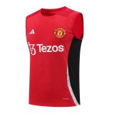 24/25 Manchester United Red  1:1 Quality Training  Vest（A-Set）