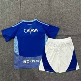 Millonarios Futbol Home Kids Kits 1:1 Quality Soccer Jersey 25/26