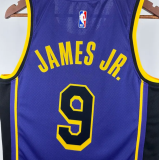 Lakers JAMES JR. #9 Blue 1:1 Quality NBA Jersey热压 2025