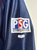 Paris Home Long Sleeve Fans Retro 1:1 Quality  Soccer Jersey 2001/2002