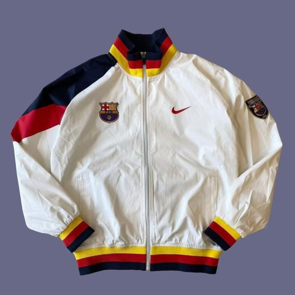 Barcelona White Windbreaker 24/25