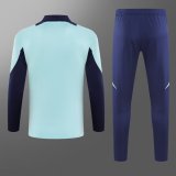 24/25  Arsenal Training Suit Blue 1:1 Quality Training Jersey