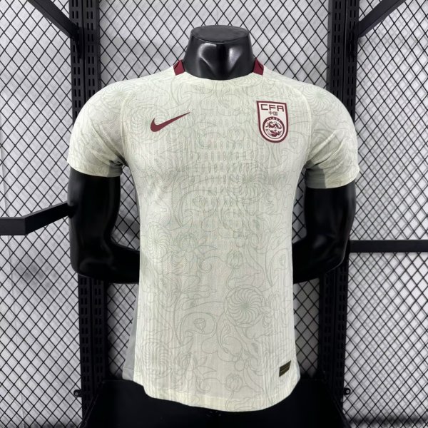 China Away Player 1:1 Quality Soccer Jersey 25/26