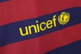Barcelona Home Long sleeve Retro 1:1 Quality Soccer Jersey 2015/2016