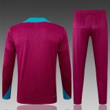 Barcelona Training Tracksuit Red 1:1 Quality Soccer Jersey 24/25