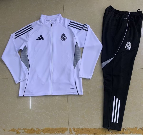Real Madrid White Jacket Tracksuit 1:1 Quality 25/26