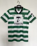 Sporting Lisbon Home 1:1 Quality Retro Soccer Jersey 1999/2000