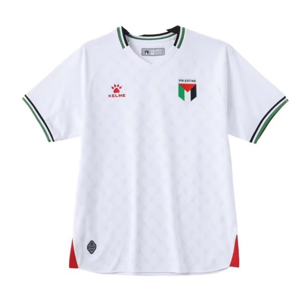 Palestine Home White Fans 1:1 Quality Soccer Jersey 24/25