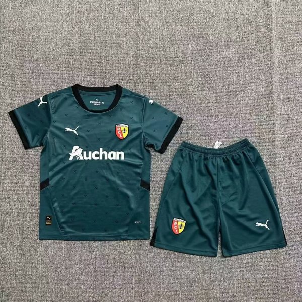 Lens Away Kids Kits 1:1 Quality Soccer Jersey 24/25