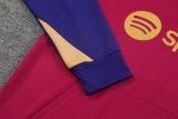 Barcelona Hooded Long Sleeved Red 1:1 Training suit 24/25