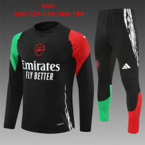 24/25  Arsenal Kids Black Player  1:1 Quality Training Jersey