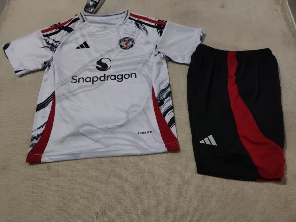 Manchester United Special Edition Kids Kits 1:1 Quality Soccer Jersey 25/26