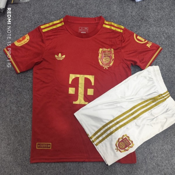 Bayern Munich 125th Anniversary Adult Kits 1:1 Quality Soccer Jersey 25/26(成人套装)