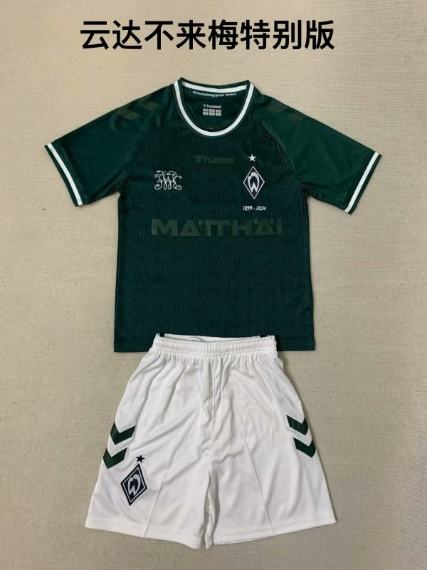 Werder Bremen Special Edition Kids 1:1 Quality Soccer Jersey 24/25(云达不来梅)