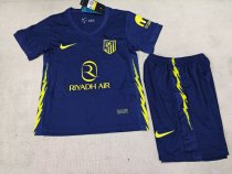 Atletico Madrid  Away Kids Kits 1:1 Quality Soccer Jersey 25/26