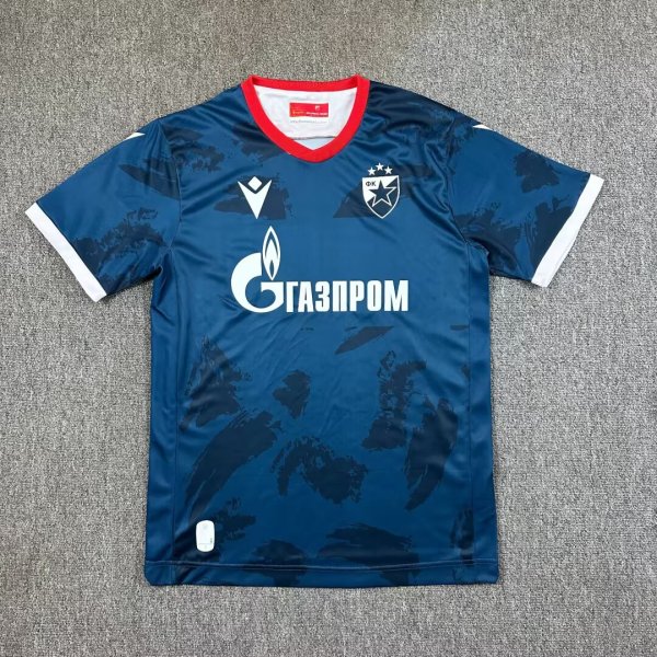 Crvena zvezda Beograd Away Fans 1:1 Quality Soccer Jersey 24/25