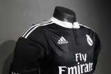 Real Madrid  Away  Black Long Sleeve Player Retro 1:1 Quality Soccer Jersey 2014/2015