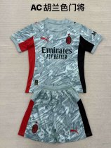 AC Milan Goalkeeper Blue Kids 1:1 Quality Soccer Jersey 25/26 AC Milan Goalkeeper Blue Kids 1:1 Quality Soccer Jersey 25/26