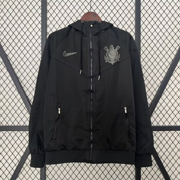 Corinthians Black Windbreaker 25/26