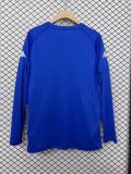 Auxerre Away Long Sleeve Blue Fans Retro 1:1 Quality Soccer Jersey 2003/2004