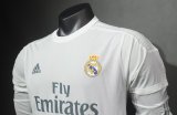 Retro Real Madrid Home Long Sleeve Player 1:1 Quality Soccer Jersey 2015/2016