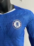 Chelsea Home Long Sleeve Player 1:1 Quality Soccer Jersey 25/26