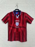 England Away Fans 1:1 Quality Retro Soccer Jersey 1998