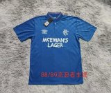 Rangers Home Retro Fans 1:1 Quality Soccer Jersey 1988/1989