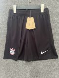 Corinthians Away Black Shorts 24/25
