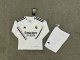 Real Madrid  Home Long sleeved Kids Kits 1:1 Quality Soccer Jersey 24/25