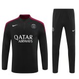 Paris Kids Black Player Version 1:1 Quality Training Jersey 24/25