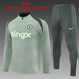 Chelsea Kids Light Green Player Version 1:1 Quality Training Jersey 25/26