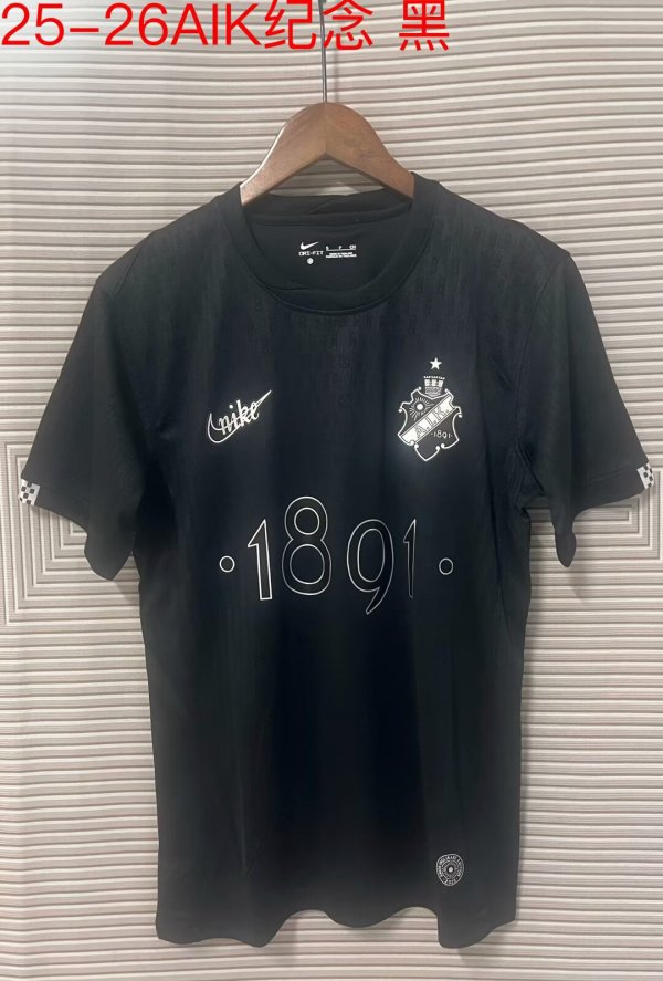 AIK Special Edition Black Fans 1:1 Quality Soccer Jersey 25/326