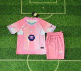 Barcelona  Special Edition  Pink Kids Kits 1:1 Quality Soccer Jersey 25/26