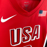 Team USA EDWARDS #5 Red 1:1 Quality NBA Jerseys 2024