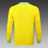 Brazil Training Yellow 1:1 Quality Training Jersey 24/25