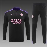 24/25 PSG Training  Suit  Black Violet  1:1 Quality Training Jersey