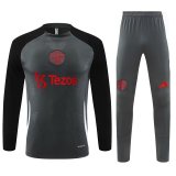Manchester United Dark Grey Player 1:1 Quality Training Jersey 24/25