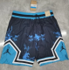 Jordon Sapphire Blue  1:1 Quality Retro NBA Cotton Pants 24/25