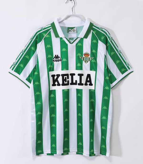 1995/1997 Real Betis Home Fans (胸前带广告）1:1 Quality Retro Soccer Jersey
